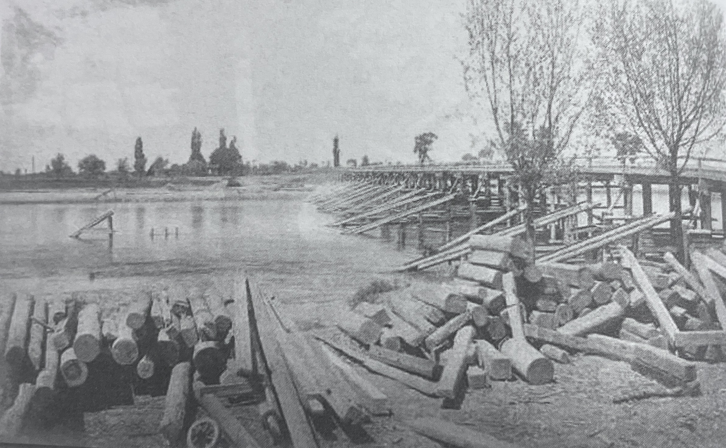 Most na Wiśle — 1915